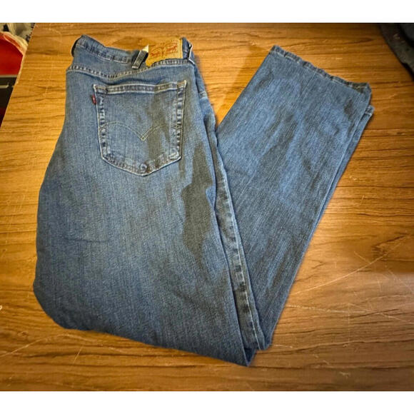Levi's 501 Straight Fit Men's Jeans - Rinse Mens 40 x 30 - Picture 1 of 3